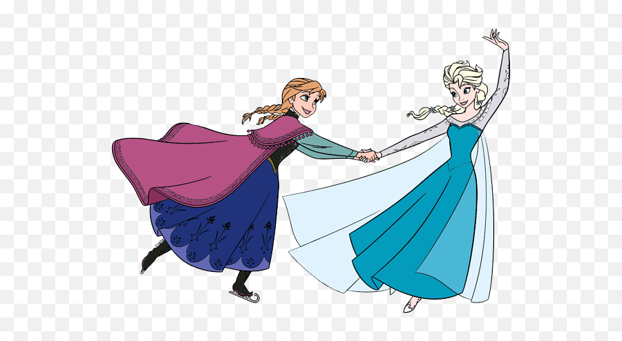 Frozen And Png For Free Download - Anna And Elsa Dancing Emoji,Elsa Clipart