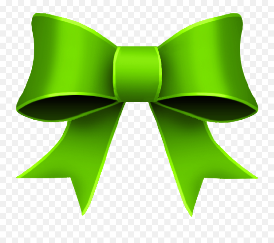 Christmas Bow Clip Art Christmas Green - Green Ribbon Clipart Emoji,Christmas Bow Clipart