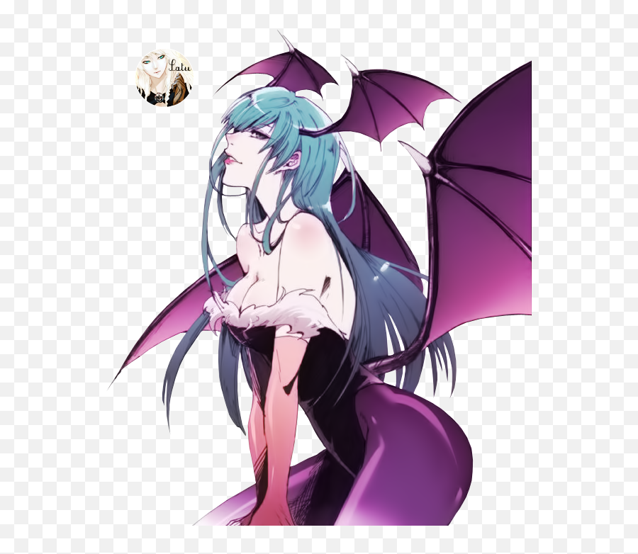Pin - Anime Girl Female Demon Emoji,Devil Clipart