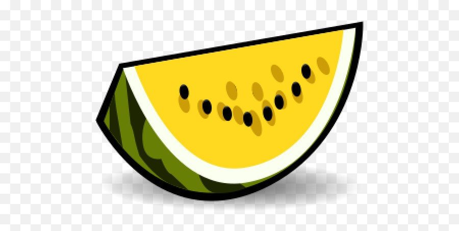 Watermelon Clipart Yellow Watermelon - Fruit Full Size Png Yellow Watermelon Fruit Cartoon Emoji,Watermelon Clipart