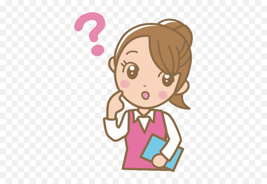 Download Thinking Free Png Transparent - Student Girl Thinking Clipart Emoji,Think Clipart