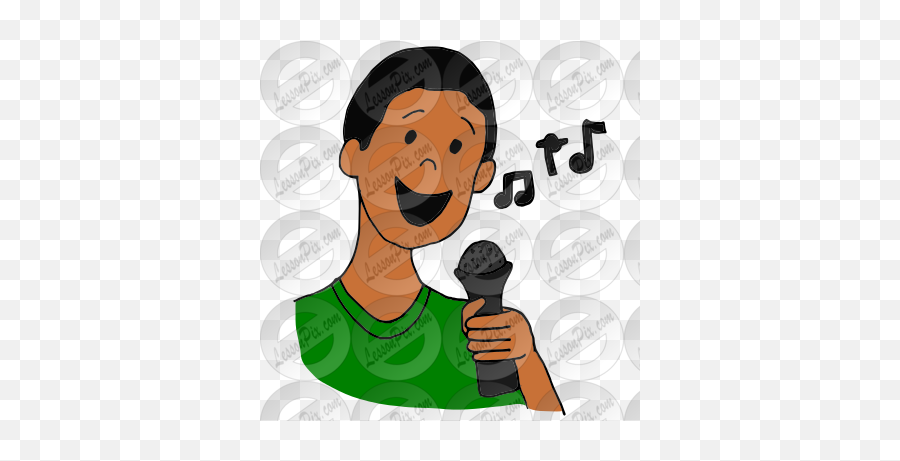 Sing Picture For Classroom Therapy - Happy Emoji,Sing Clipart
