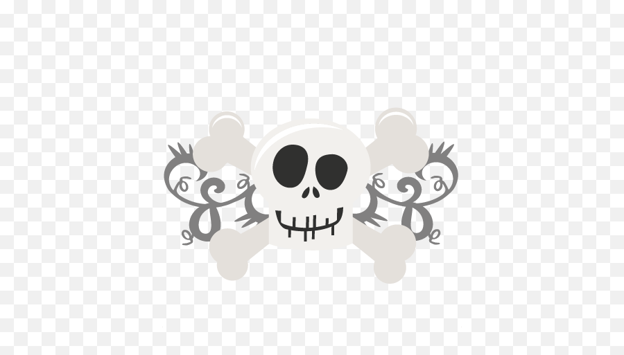 Skull And Crossbones Svg Cutting Files - Dot Emoji,Skull And Crossbones Png