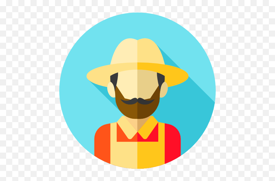 Farmer Flat Design Png - Farmer Icon Png Emoji,Farmer Png