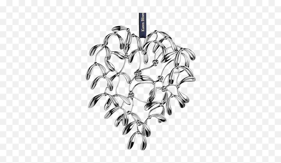 Hanging Mistletoe - Karen Blixen Mistletoe Heart Silver Rosendahl Karen Blixen Jul Emoji,Mistletoe Transparent