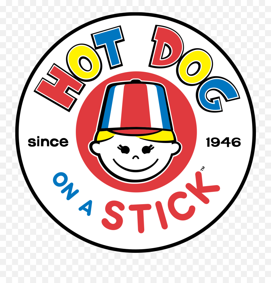 Hot Dog On A Stick - Wikipedia Hot Dog On A Stick Logo Emoji,Corn Dog Png