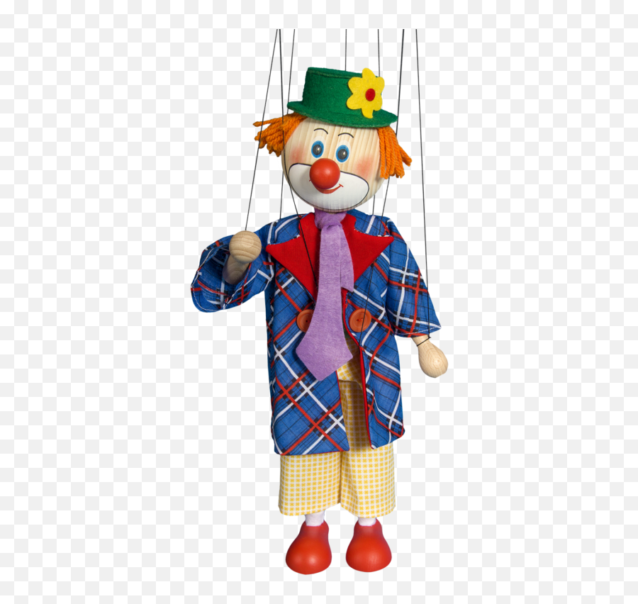 Marionette Clown - Clown Puppet Png Emoji,Puppets Clipart