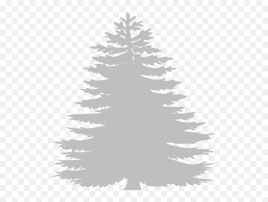White Pine Tree Clip Art - White Transparent Pine Trees Emoji,Pine Tree Clipart