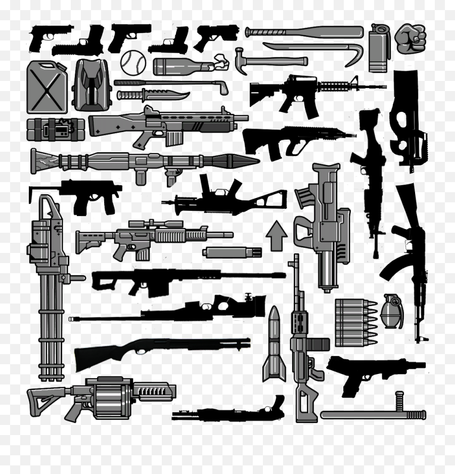 Real Weapon Icons Pack - Gta V Weapon Icons Png Emoji,Png Pack