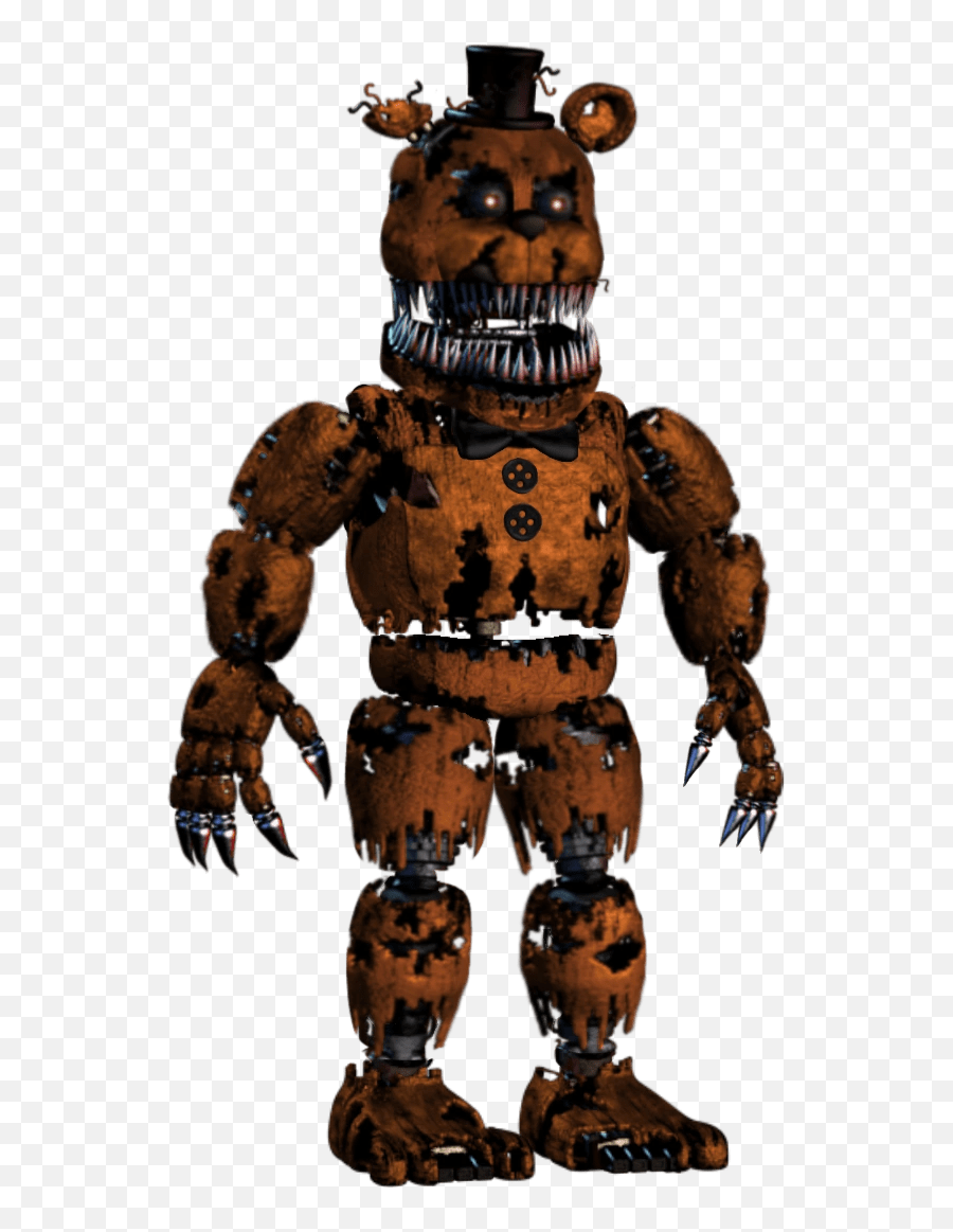 Image Nightmare Fredbear Png Five - Nightmare Toy Freddy Emoji,Five Nights At Freddy's Png