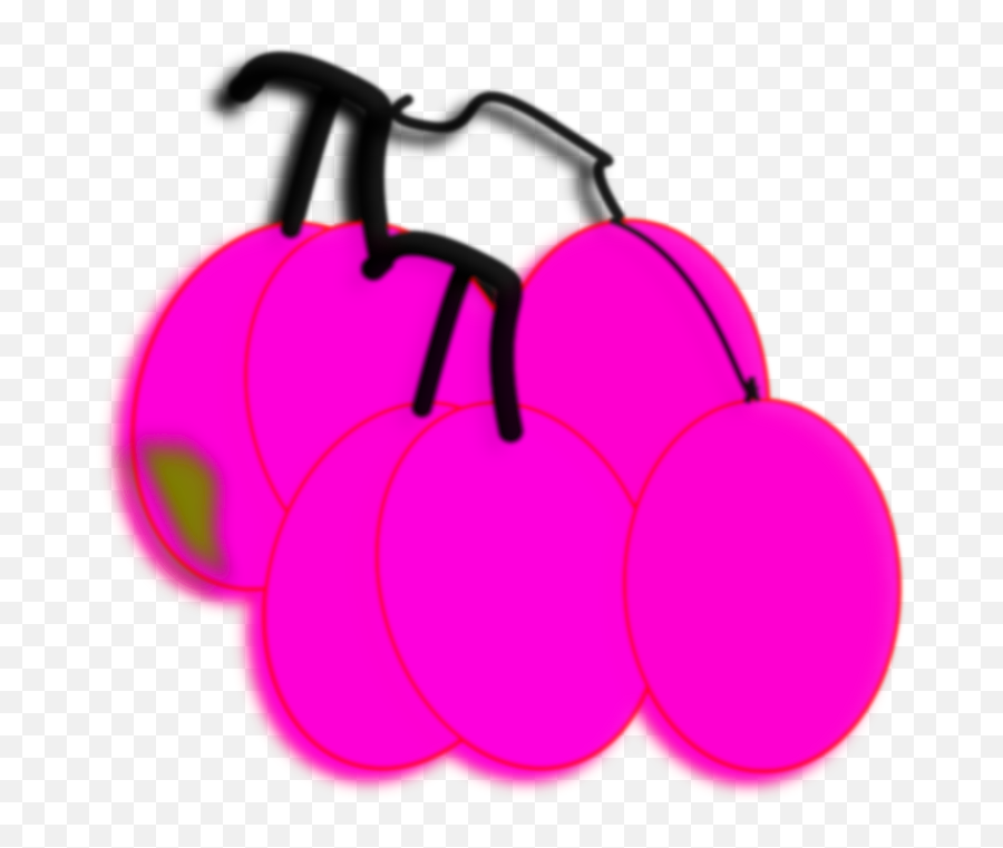Cartoon Grapes Clipart - Clip Art Emoji,Grapes Clipart