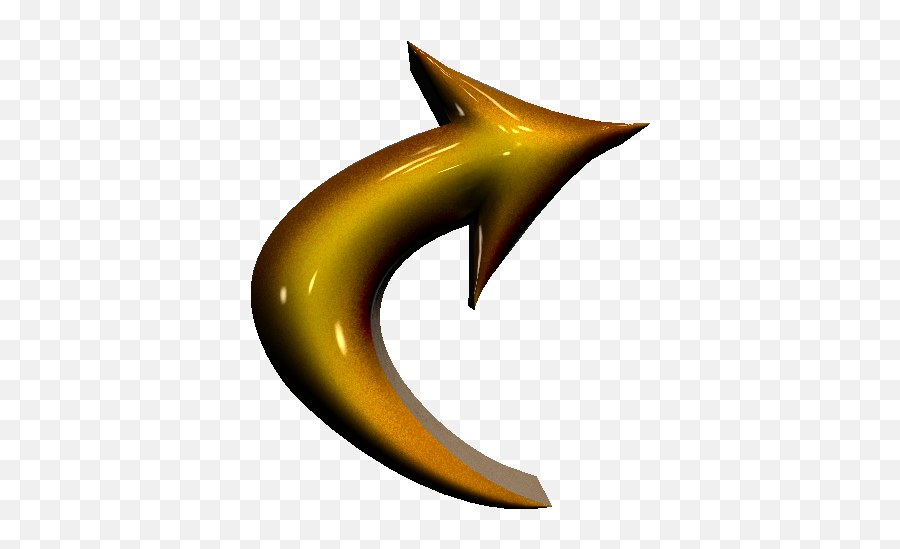 Filearrow Curved 3dpng - Wikimedia Commons Emoji,Gold Arrow Png