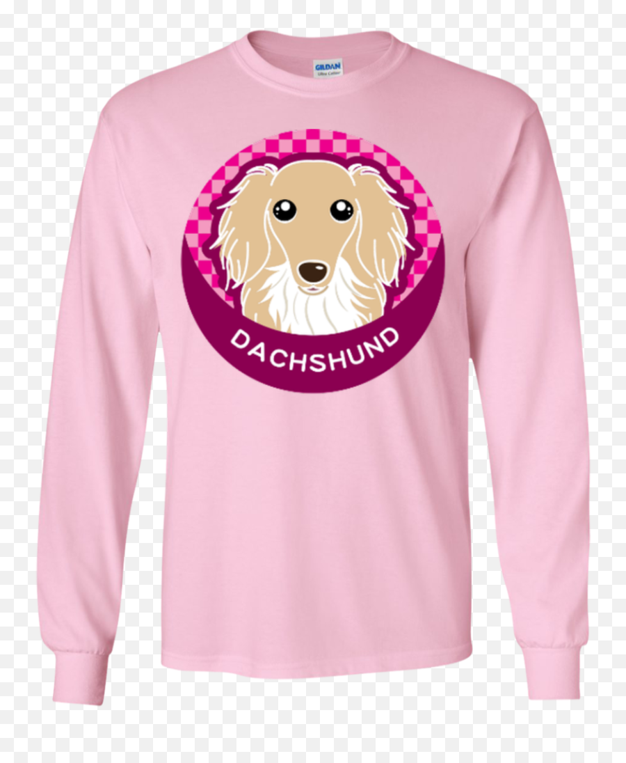 Ls Ultra Cotton Tshirt Emoji,Pink Dog Logo