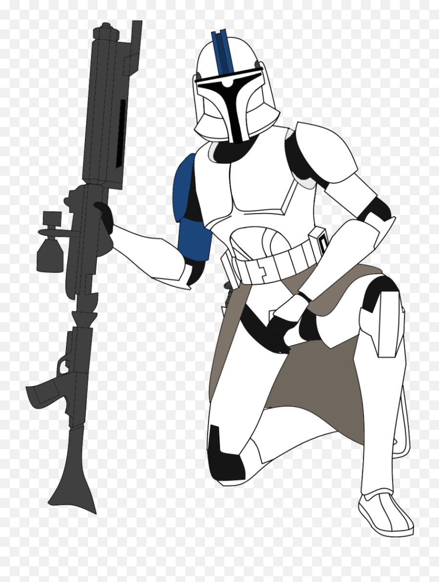 Clone Trooper Knight By Fbombheart - Clone Trooper Salute Emoji,Clone Trooper Png