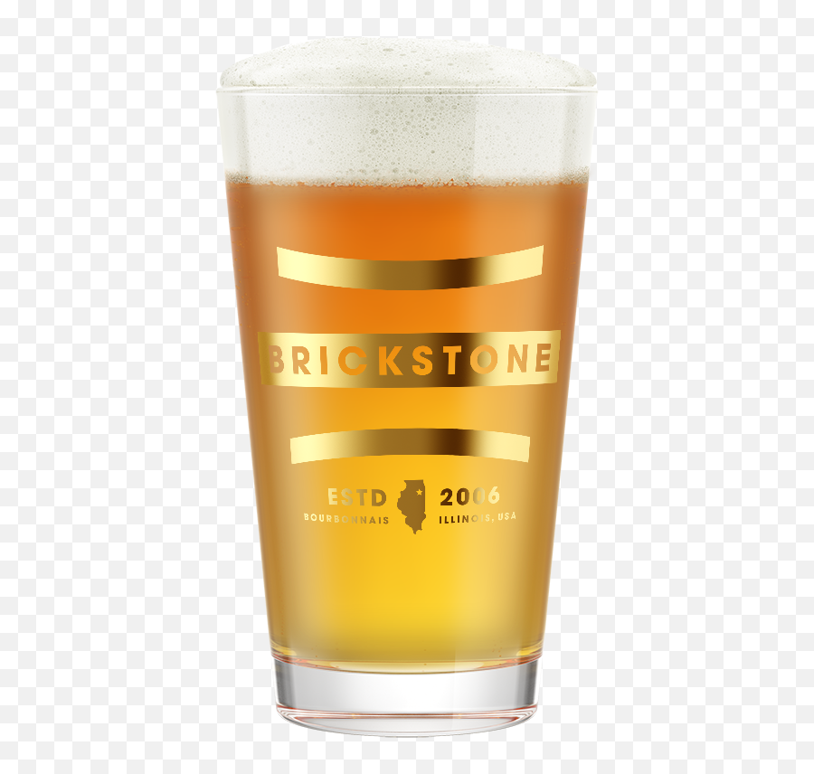 Logo Pint Glass U2014 Brickstone Brewery Emoji,How To Make Transparent Glass Paint