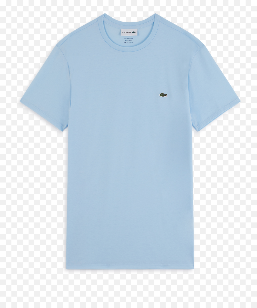 Lacoste Tee Shirt Classic Small Logo Blue Courircom Emoji,Une Logo