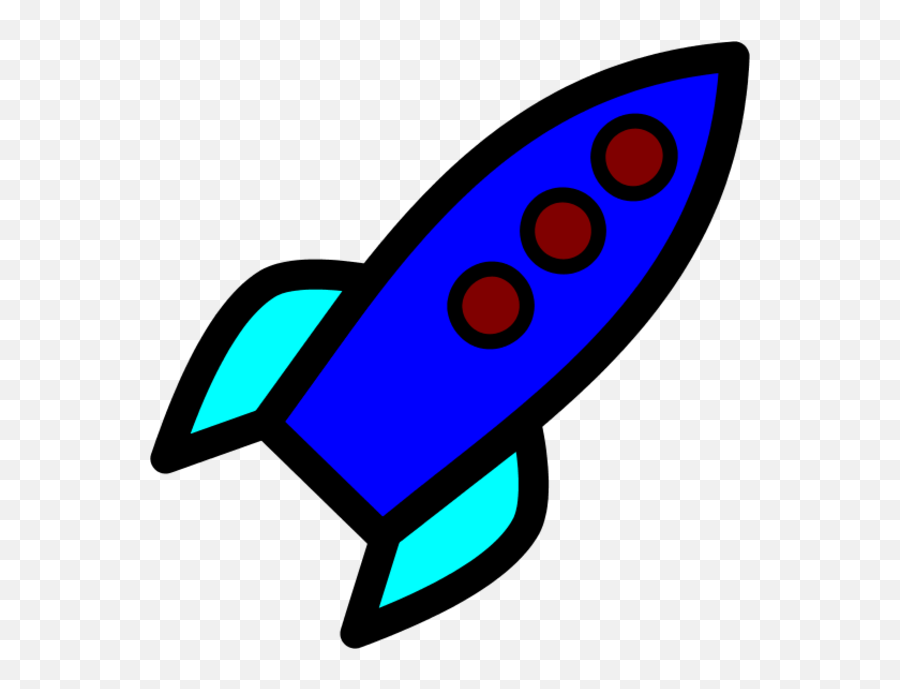 Rocket Clipart - 63 Cliparts Blue Rocket Clipart Png Emoji,Free Rocket Clipart