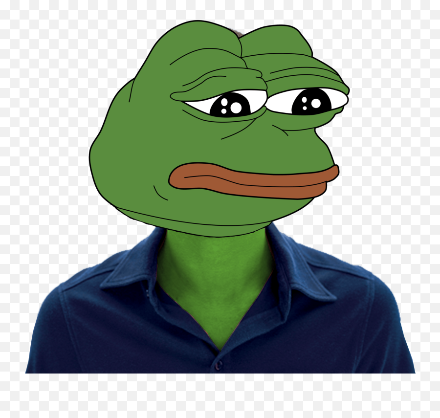 Sad Frog Full Size Png Download Seekpng Emoji,Sad Pepe Png