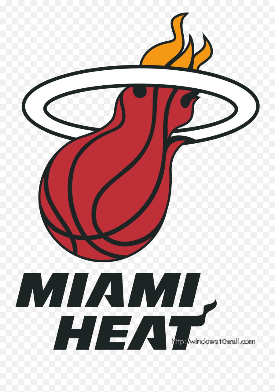 Nba Miami Heat Background Logo - Windows 10 Wallpapers Emoji,Windows Logo Wallpaper