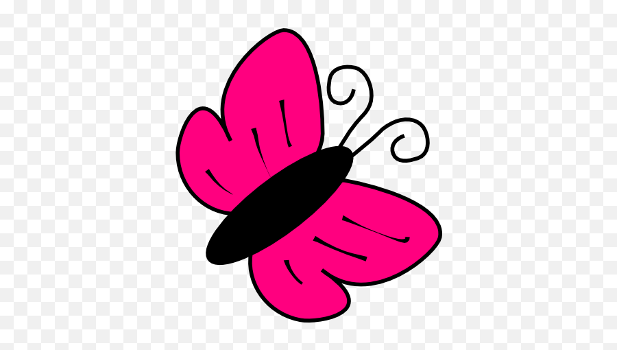 Pink Butterfly Border Clipart - Clip Art Bay Emoji,Butterfly Border Clipart