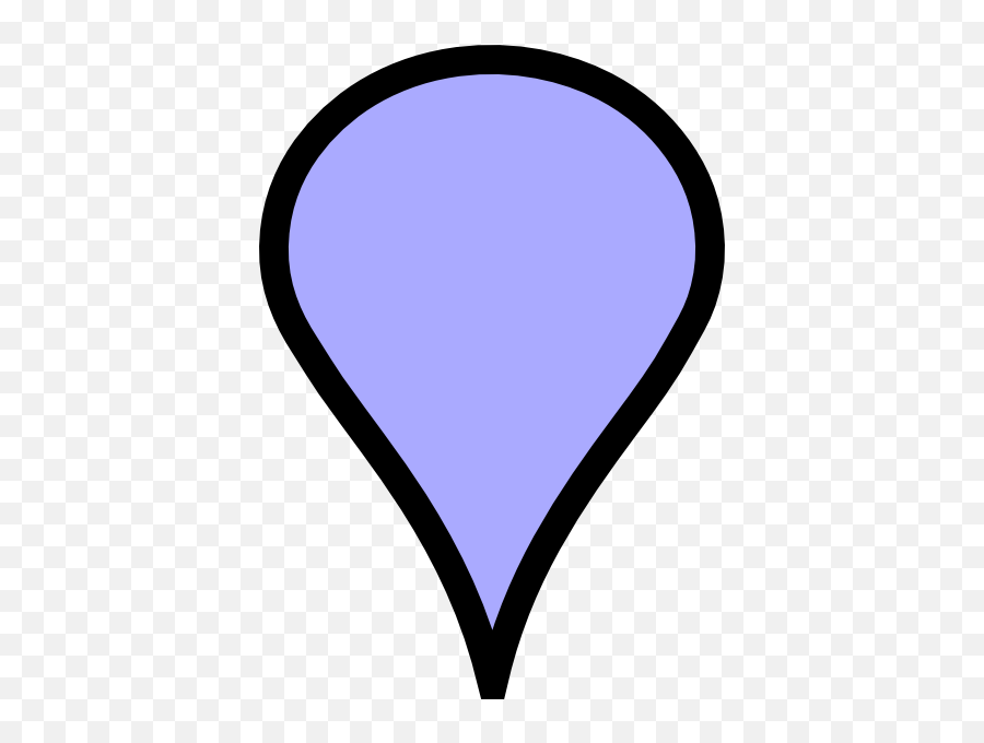 Google Clip Art Icons - Map Pin Png Purple Transparent Emoji,Google Clipart