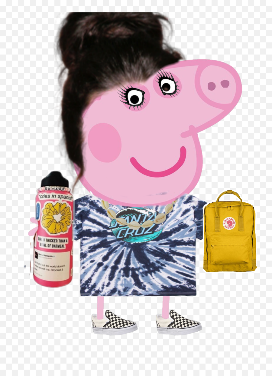 Peppa Pig Peppapig Vsco Basic Sticker - Peppa Pig Vsco Png Emoji,Peppa Pig Transparent