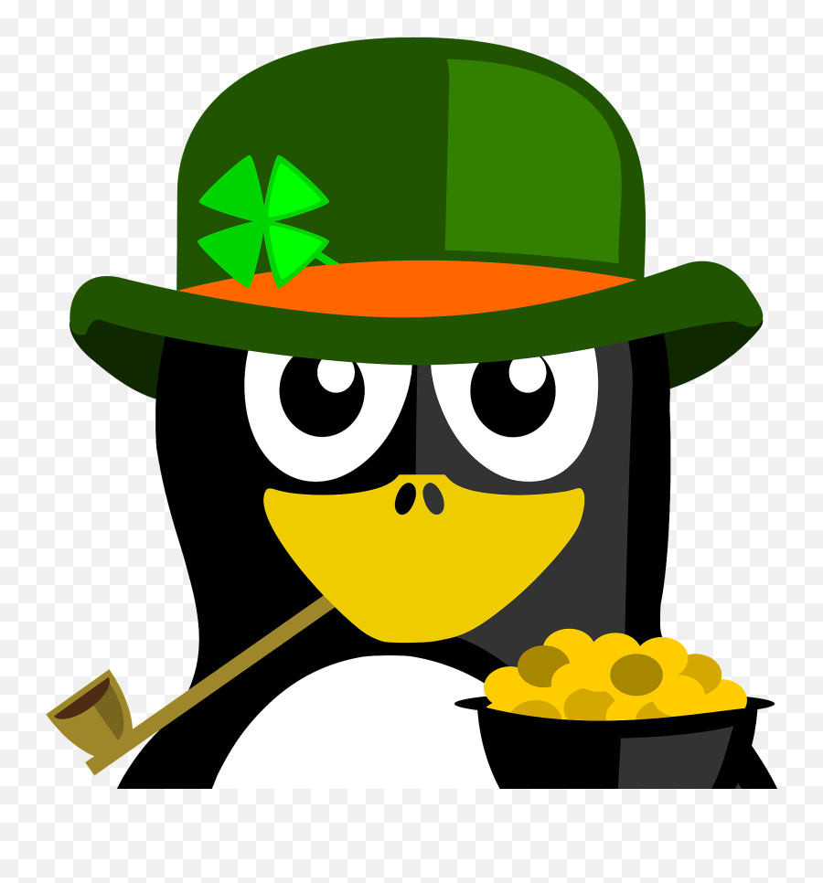 Irish Penguin Clipart Free Download Transparent Png Creazilla - Penguins Emoji,Irish Clipart