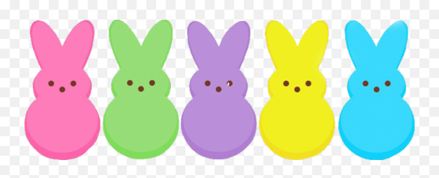 Peeps Easter Bunnyrabbit Eastertime - Clip Art Easter Peeps Emoji,Peeps Clipart