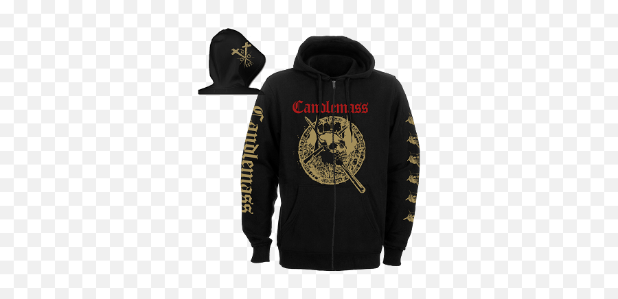 Candlemass - The Door To Doomzip Hoodie Candlemass Hoodie Emoji,Doom Logo Png
