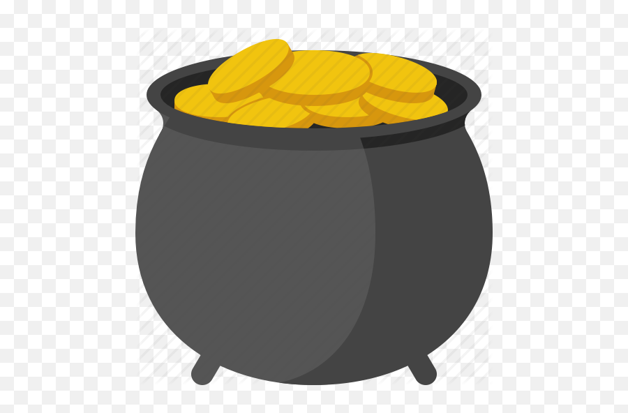 Pot Gold Patrick St Patricks - Transparent Pot Of Gold Icon Emoji,Pot Of Gold Clipart