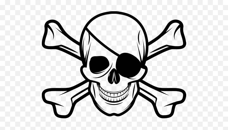 Pirate Skull Png Images Hd - Skull Pirate Logo Png Emoji,Skull Png