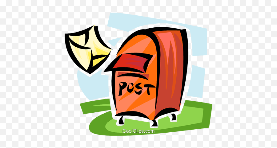 Mailbox With Letter Royalty Free Vector Clip Art - Fiction Emoji,Mailbox Clipart