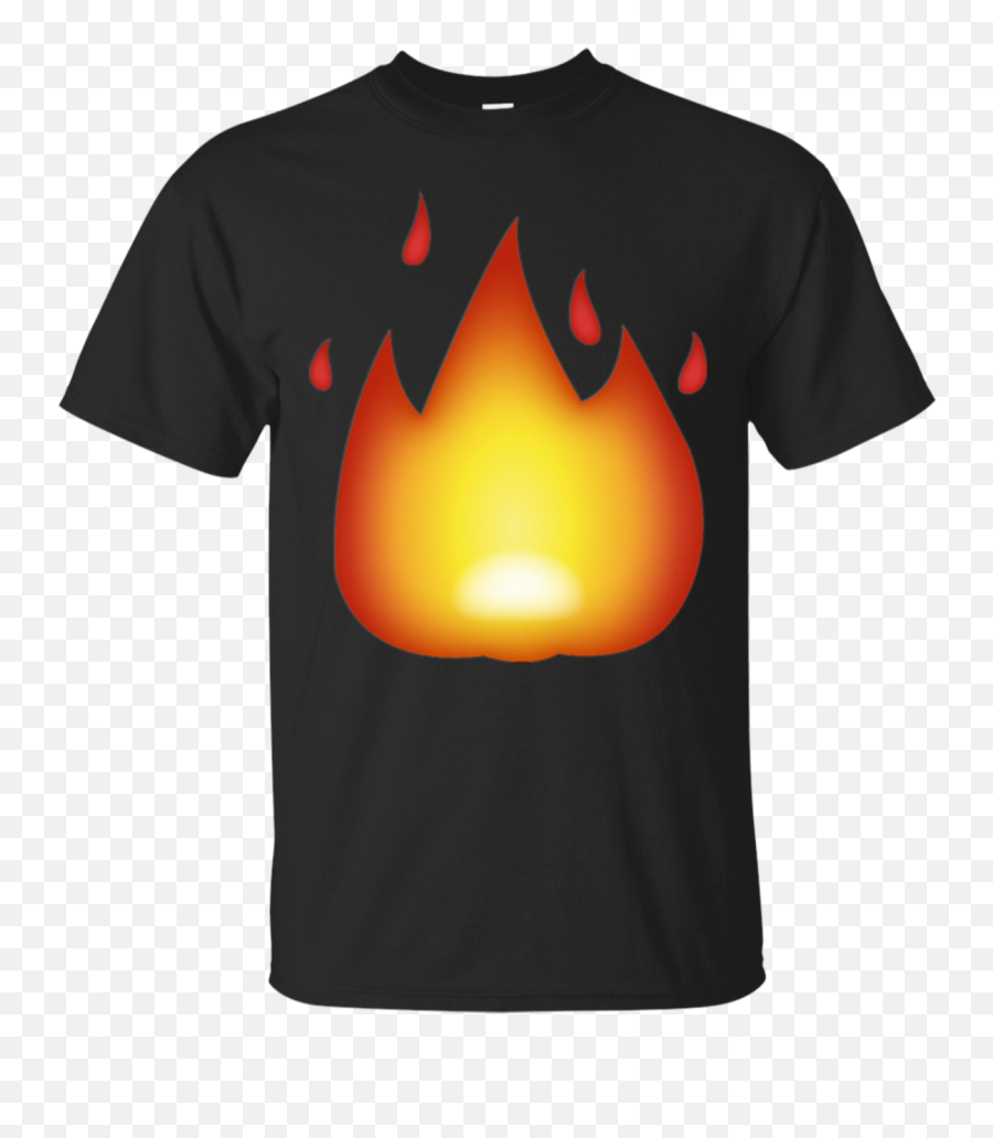 Fire Emoji T Shirt Burning Flame Lit Tee,Flame Emoji Transparent