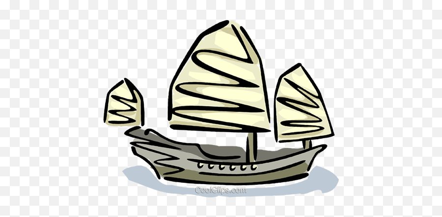 Asian Fishing Boat Royalty Free Vector Clip Art Illustration Emoji,Fishing Boat Clipart