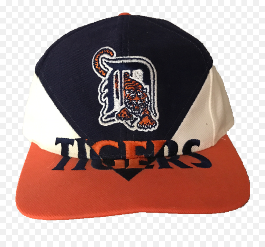 Detroit Tigers Vintage Snapback Hat U2013 Tailgate Classics Emoji,Detroit D Logo
