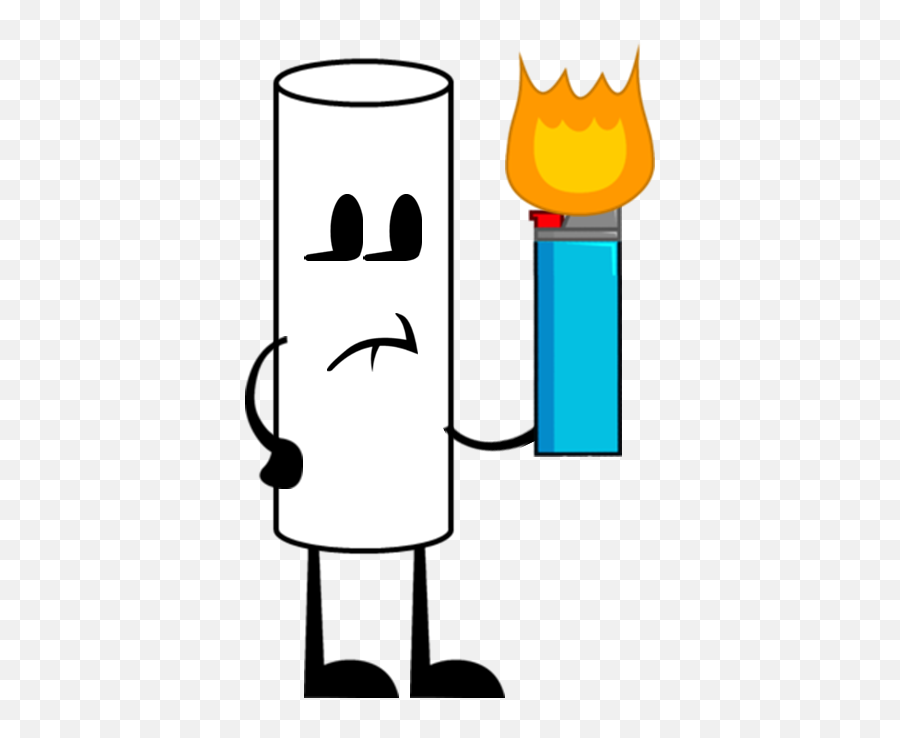 Chalk Holds A Lighter Pose - Inanimate Insanity 412x671 Emoji,Lighter Clipart