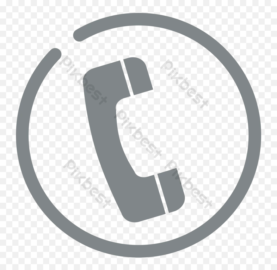 Gray Round Phone Icon Free Png Transparent Layer Psd Free - Volkswagen Emoji,Phone Icon Png