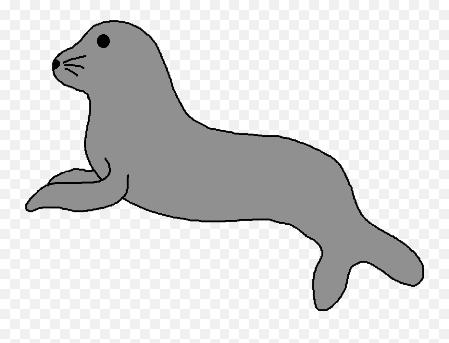 Free Seal Clipart Transparent Download - Seal Cartoon Png Emoji,Seal Clipart