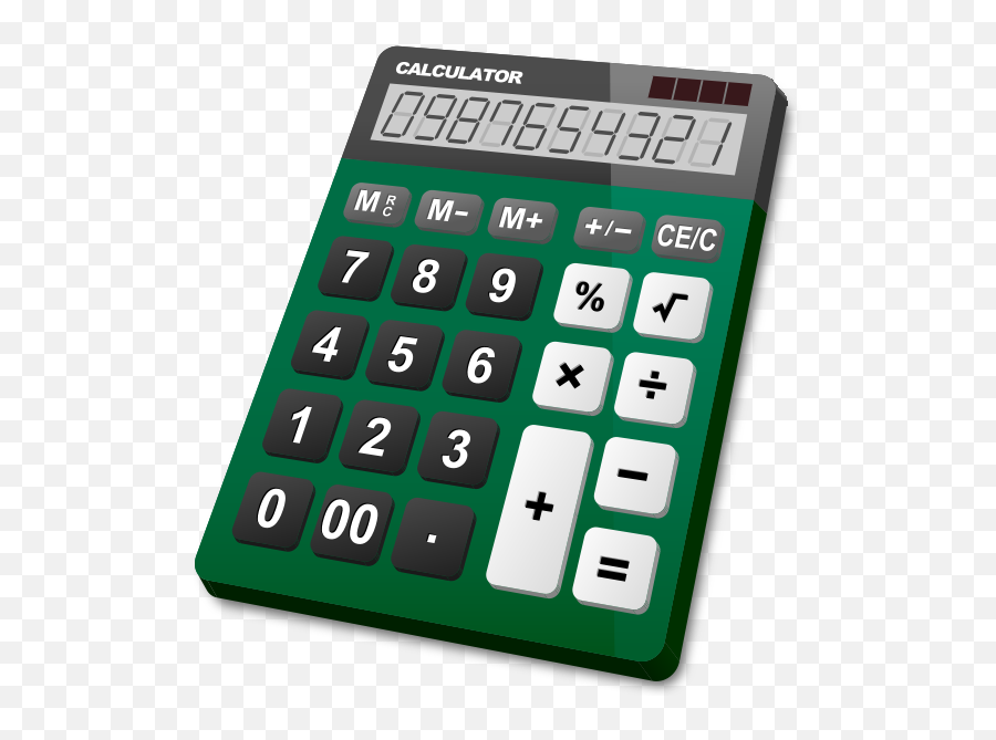Calculator Dark Green Vector Icon - Png Calculadora Animada Sin Fondo Emoji,Calculator Logo