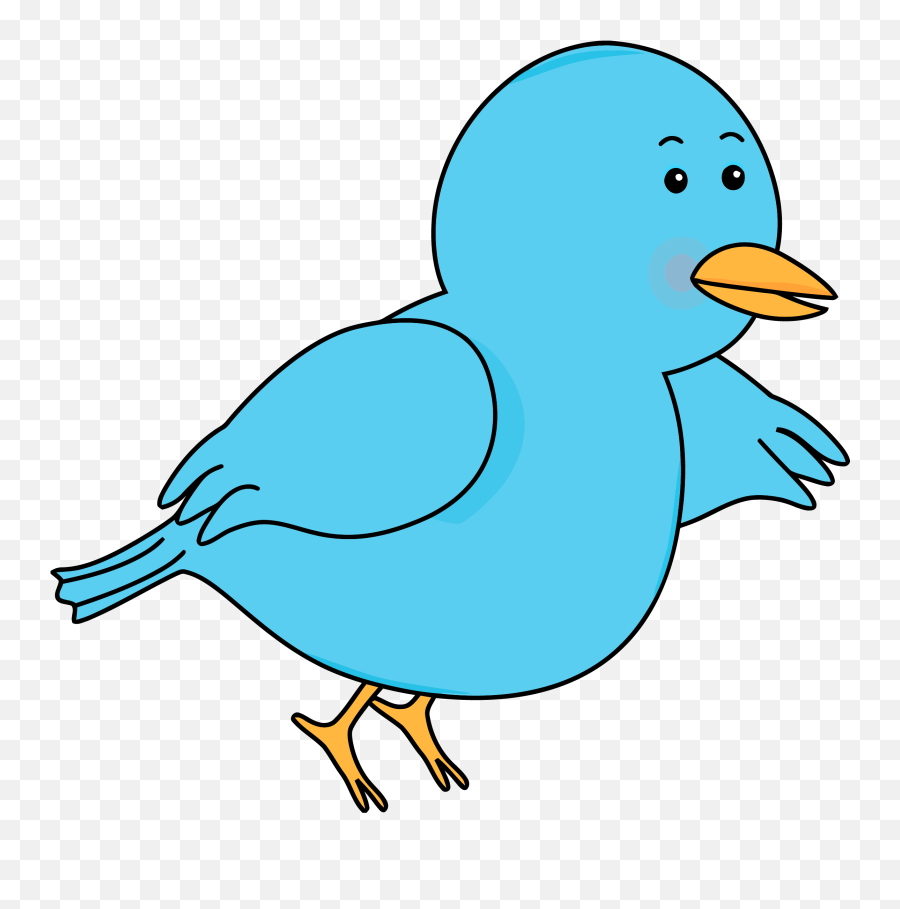 Flying Cartoon Bird Clipart Png - Bird Clip Emoji,Bird Transparent