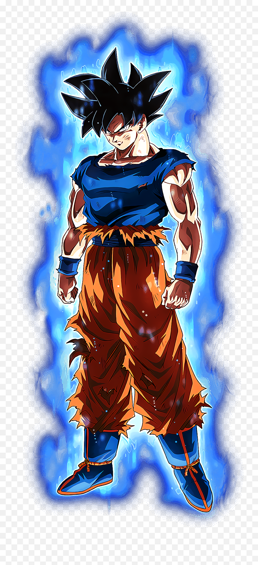 Dragon Ball Z Dokkan Battle Goku Ultra - Goku Ultra Istinto Omen Emoji,Ultra Instinct Aura Png