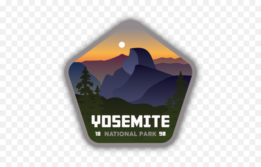 Yosemite National Park Sticker - Language Emoji,Sasquatch Clipart
