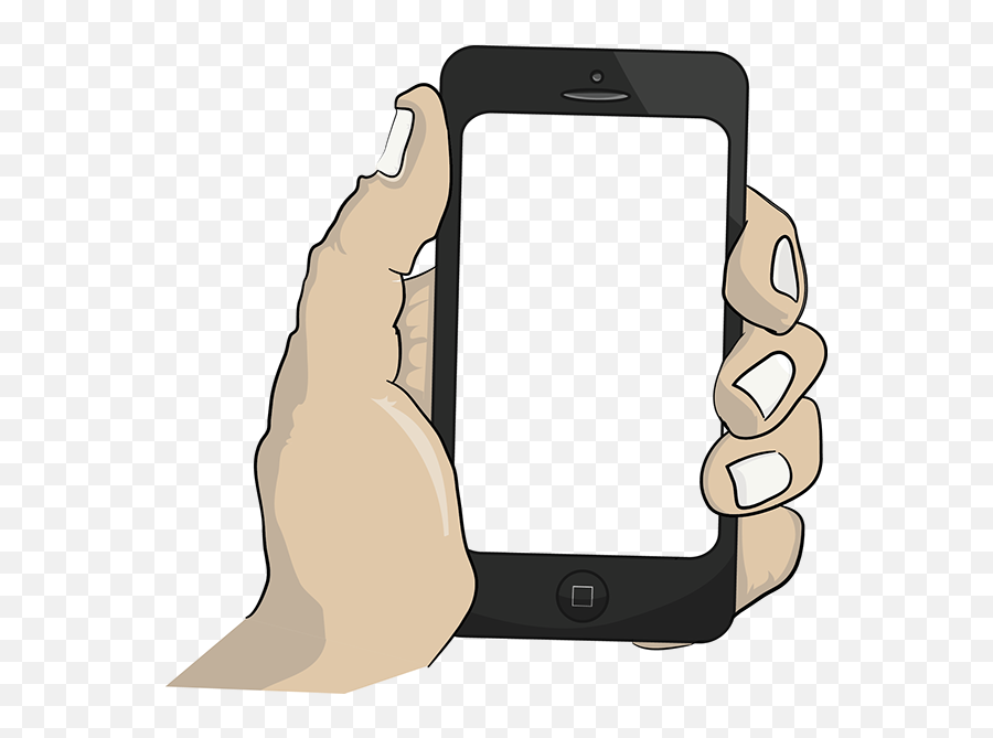 Mockup Mobile Phone Accessories - Hand Holding Phone Cartoon Cartoon Mobile Phone Png Emoji,Hand Holding Phone Png