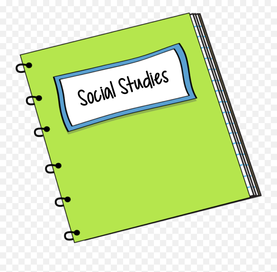Notebook Clipart Social Study Frames - Horizontal Emoji,Social Studies Clipart