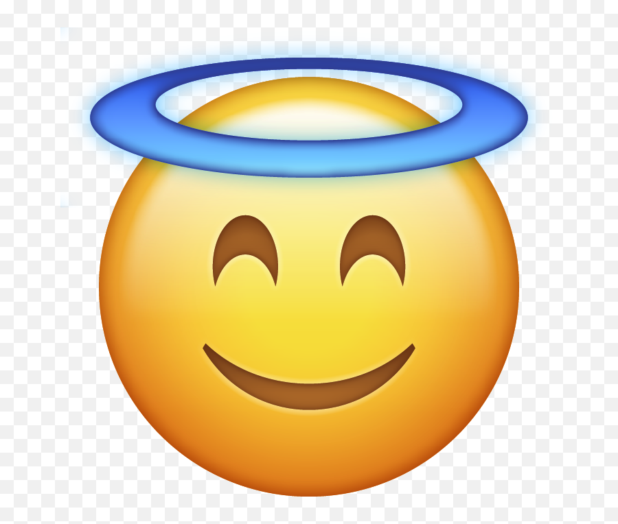 Angel Halo Emoji Download Iphone - Emoji Angel Png,Angel Emoji Png
