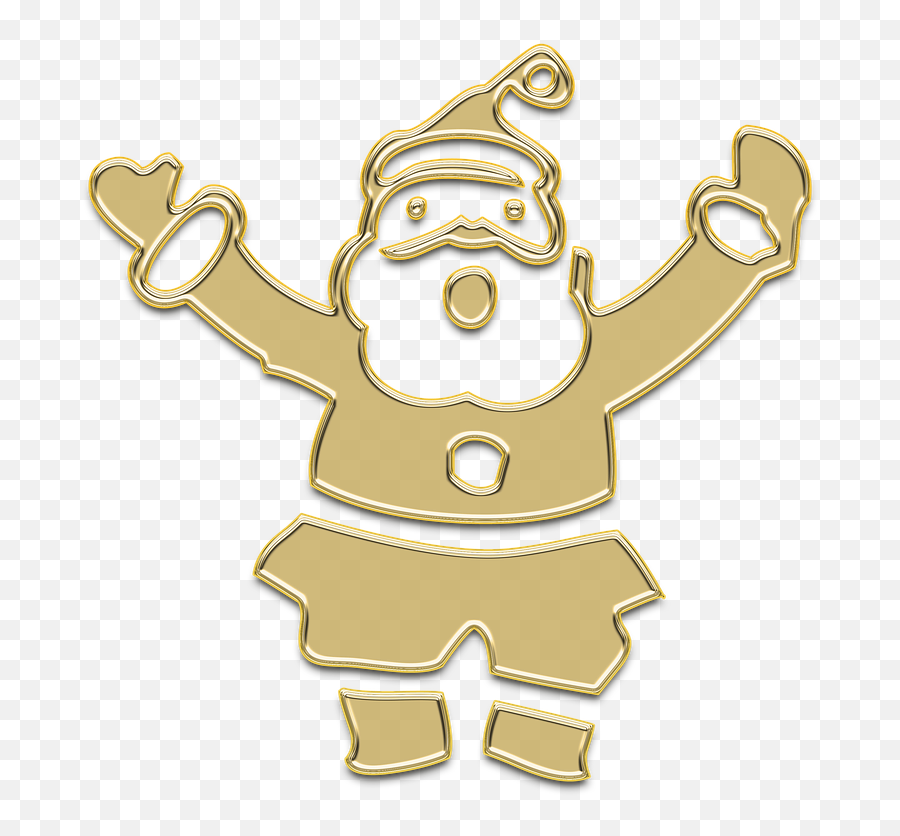 Santa Clausnew Yearu0027s Evechristmasnew Yeargolden - Free Emoji,New Year's Eve Clipart