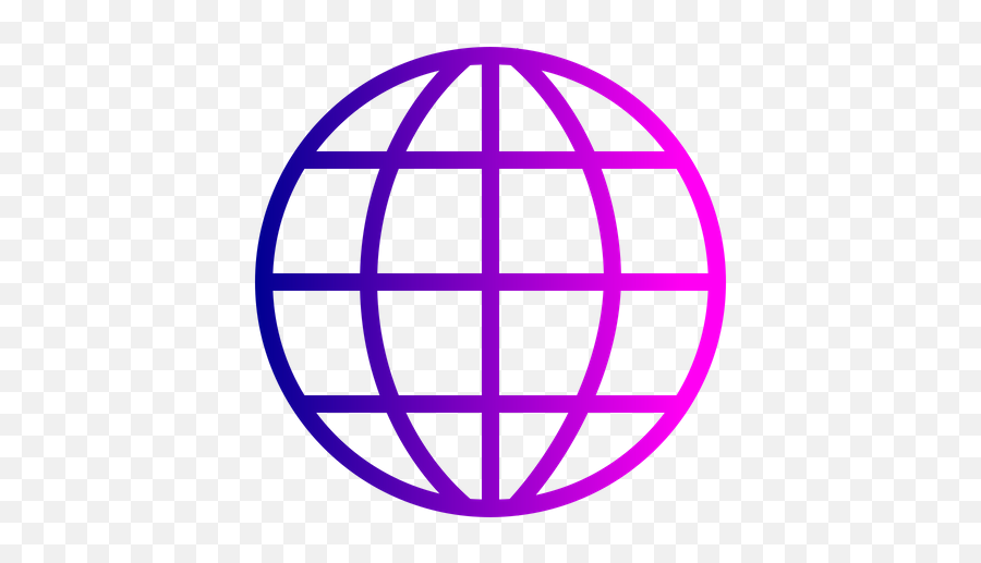 Free Globe Icon Of Line Style - Available In Svg Png Eps Outline Globe Black And White Emoji,World Globe Png
