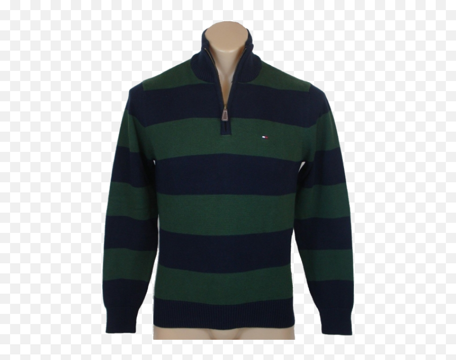 Tommy Hilfiger Pullovers Tommy Hilfiger - Tommy Hilfiger Quarter Zip Sweater Stripe Emoji,Tommy Hilfiger Logo Sweaters