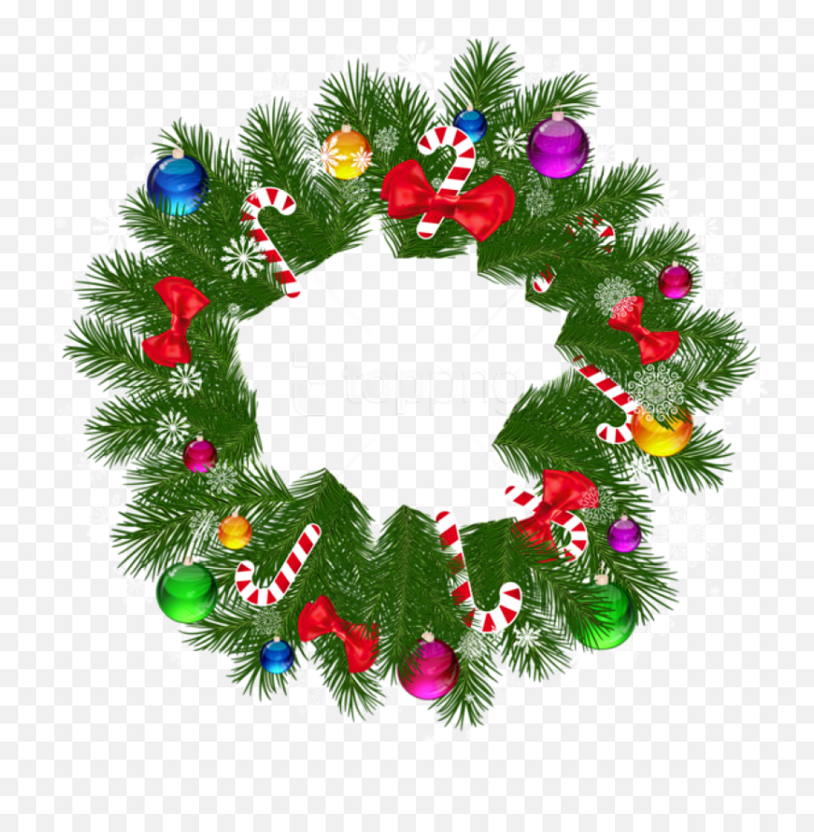 Christmas Wreath Png - Clipart Christmas Wreath Png Emoji,Wreath Png