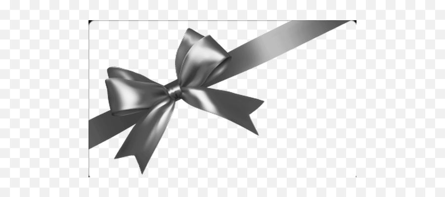 White Gift Bow Png - Black Gift Ribbon Png Full Size Png Emoji,White Bow Png